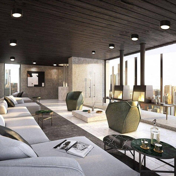 Spot rond à LED en aluminium avec design moderne | Marco Lucetti