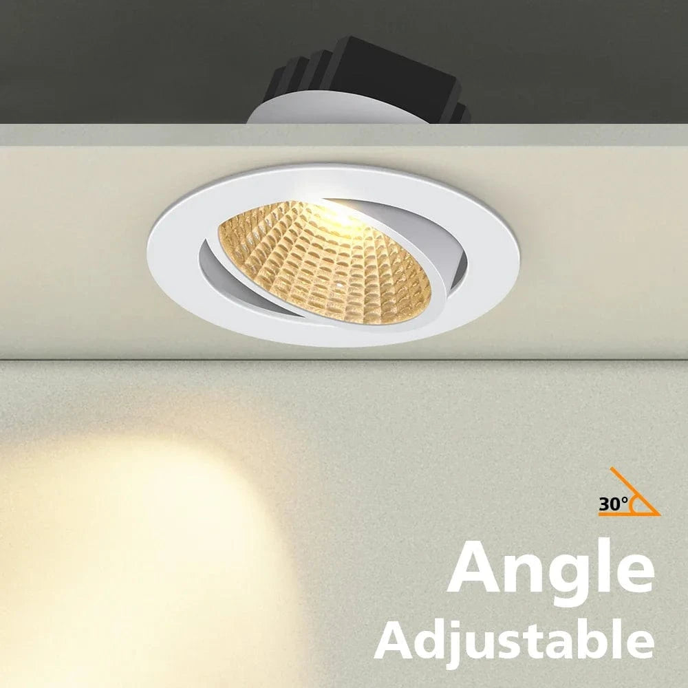 Spot Super lumineux encastré LED Dimmable Downlight COB - Luminex Ultra Glow | Marco Lucetti
