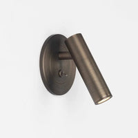 Spot Tube LED Réglable - Applique Murale Branded | Marco Lucetti Café rond / Blanc chaud (2700-3500K)