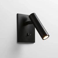 Spot Tube LED Réglable - Applique Murale Branded | Marco Lucetti Carré-Noir / Blanc chaud (2700-3500K)