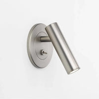 Spot Tube LED Réglable - Applique Murale Branded | Marco Lucetti Nickel Sable Rond / Blanc chaud (2700-3500K)