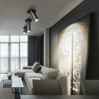 Spot Tube Long encastré LED - Noir/Blanc - 12W | Marco Lucetti