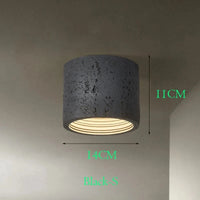 Spot Wabi-sabi résine plafonnier LED nordique - Idéal pour éclairer votre maison | Marco Lucetti S