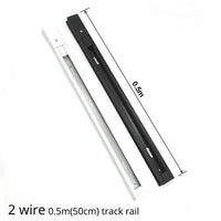 SpotLED Fix - Noir ou Blanc | Marco Lucetti 0.5m track rail / Noir