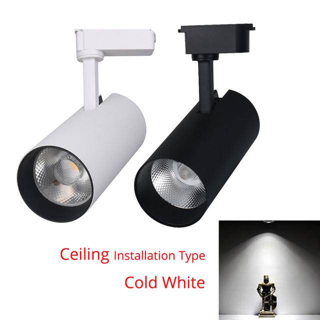 SpotLED Fix - Noir ou Blanc | Marco Lucetti Ceiling-Cold / Noir