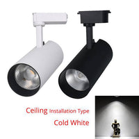 SpotLED Fix - Noir ou Blanc | Marco Lucetti Ceiling-Cold / Noir