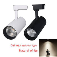 SpotLED Fix - Noir ou Blanc | Marco Lucetti Ceiling-Natural / Noir