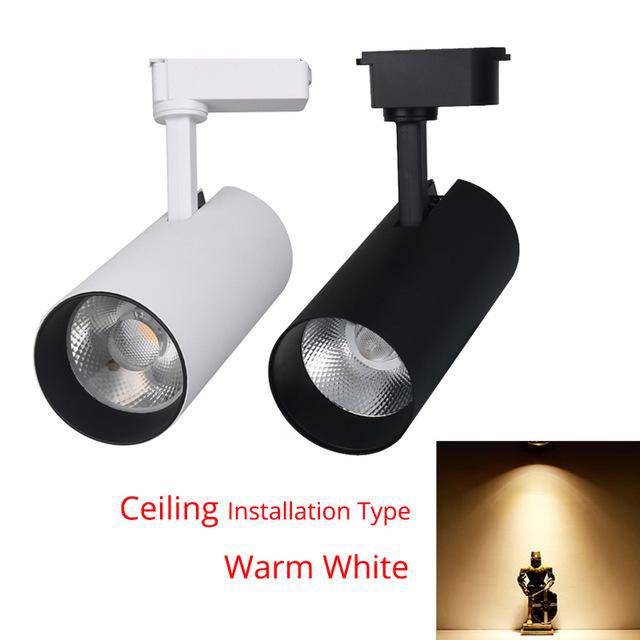 SpotLED Fix - Noir ou Blanc | Marco Lucetti Ceiling-Warm / Noir