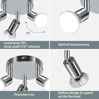 Spotlight Trinity Chrome Black Gloss GU10 | Marco Lucetti