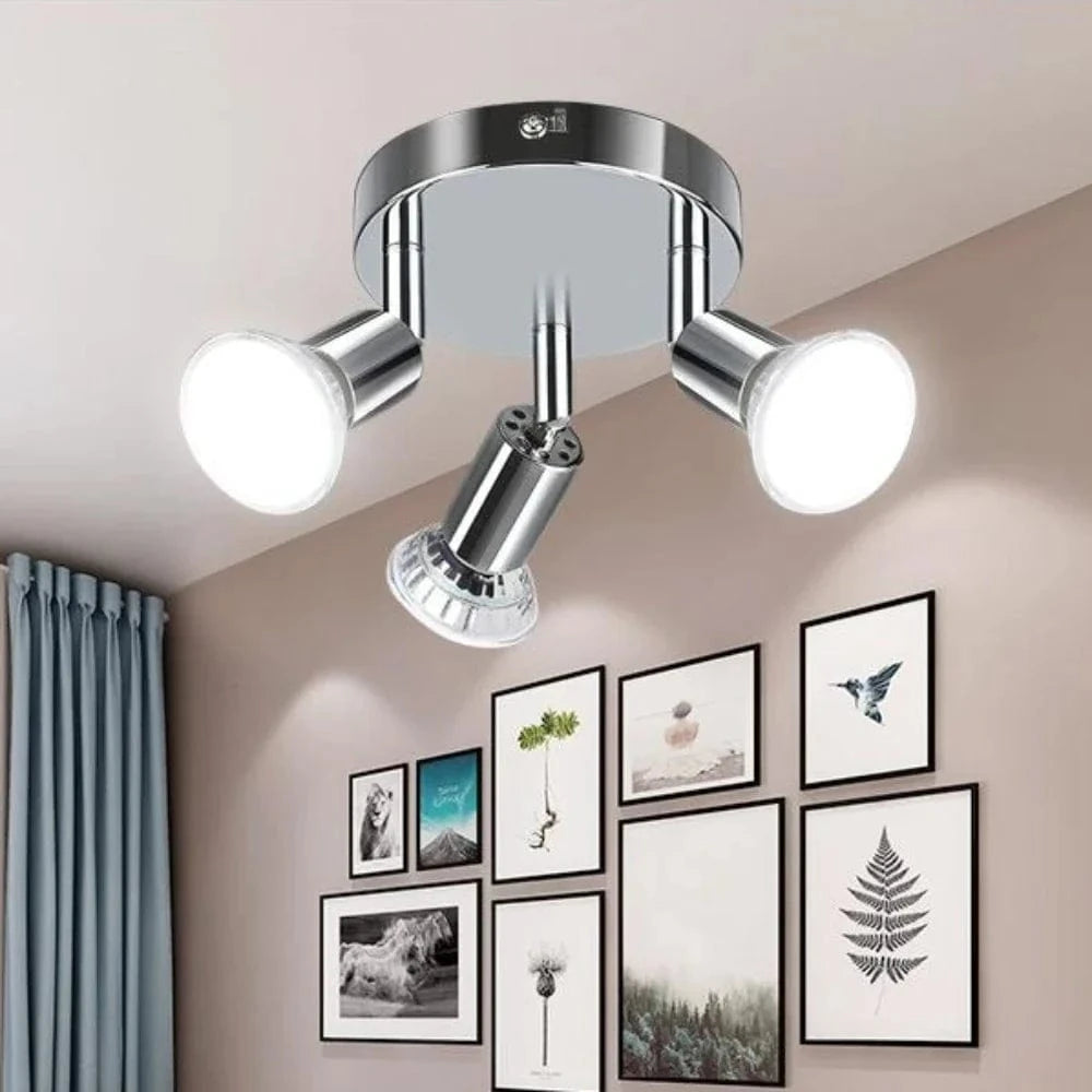 Spotlight Trinity Chrome Black Gloss GU10 | Marco Lucetti