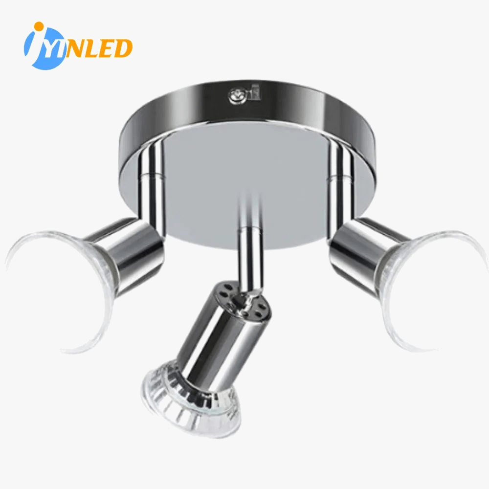 Spotlight Trinity Chrome Black Gloss GU10 | Marco Lucetti