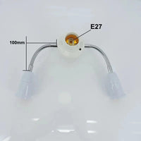 Spots Base LED avec Adaptateur Séparateur et Tuyau Extension de Marque | Marco Lucetti 2 plus 1 e27