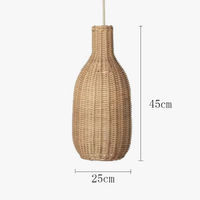 Suspension Village Rotin Style Chinois