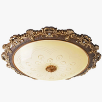 Plafonnier Européen de Luxe LED pour Chambre, Salon et Autres Espaces - Style Rétro