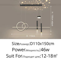 Style Nordique : Suspension LED Luminaire Abajur | Marco Lucetti