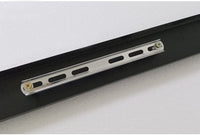 Support socle long pour jusqu'à 5 trous - Noir/Blanc | Marco Lucetti