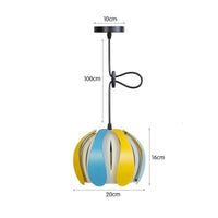 Suspension à LED Color Ronah | Marco Lucetti Bleu et jaune - 20cm