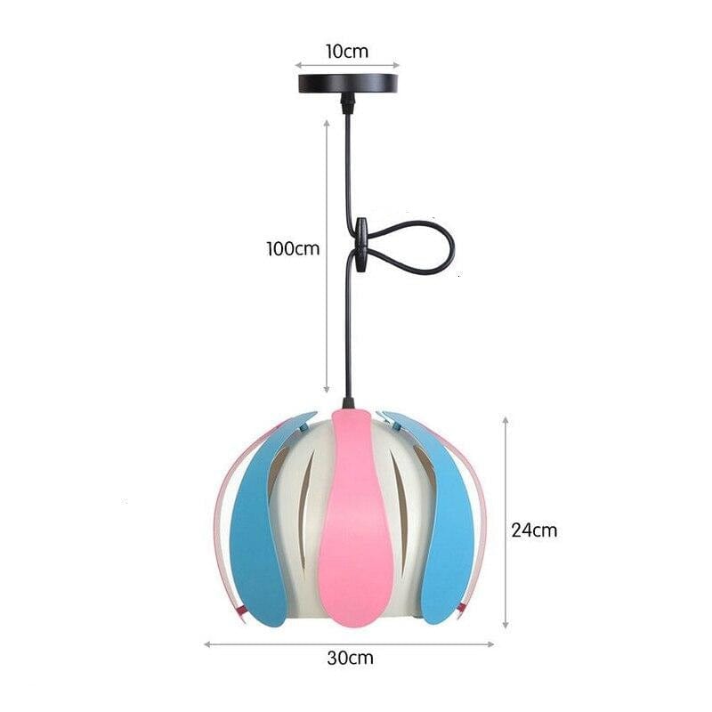 Suspension à LED Color Ronah | Marco Lucetti Bleu et rose - 30cm