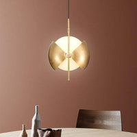 Suspension à LED Dorée "Golden Ball" | Marco Lucetti