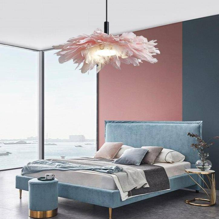 Suspension à plumes LED romantique | Marco Lucetti