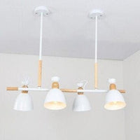 Suspension à spots métal et bois Wooden - Collection Coloris variés | Marco Lucetti