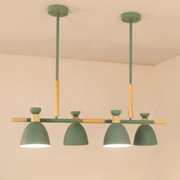 Suspension à spots métal et bois Wooden - Collection Coloris variés | Marco Lucetti Vert