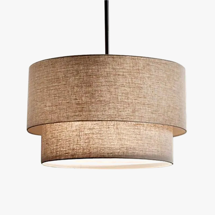 Suspension Abat-jour Style Lin Moderne