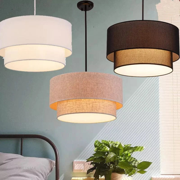 Suspension Abat-jour Style Lin Moderne | Marco Lucetti