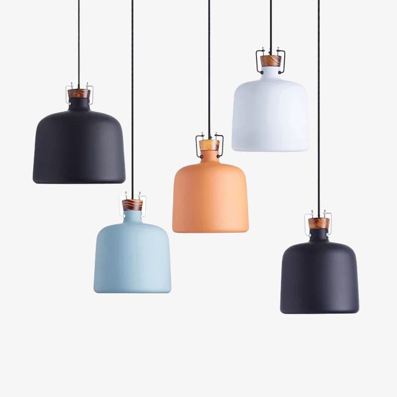 Suspension Abner: Style industriel coloré | Marco Lucetti