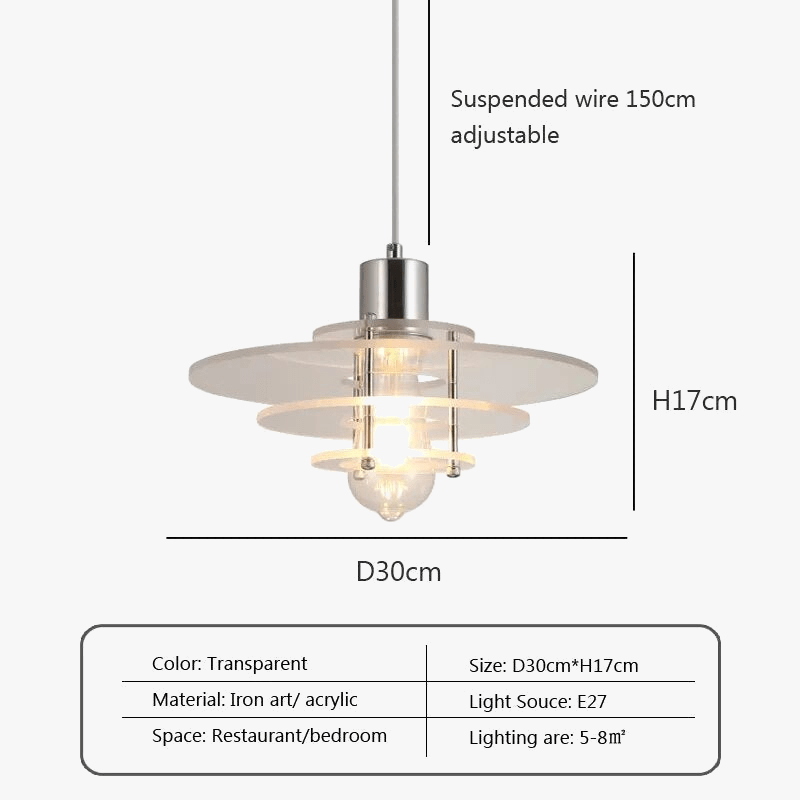 Suspension Acrylique Design | Marco Lucetti