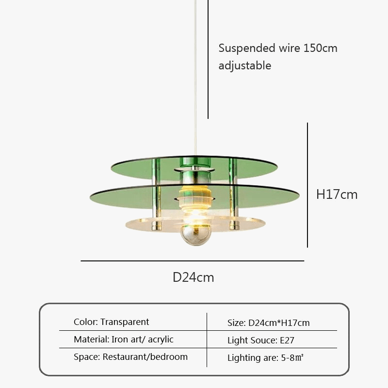 Suspension Acrylique Design | Marco Lucetti