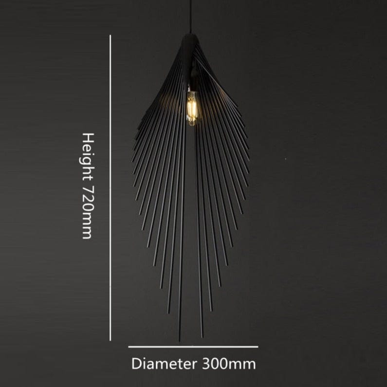 Suspension Ailes d'Oiseau Badir | Marco Lucetti Noir