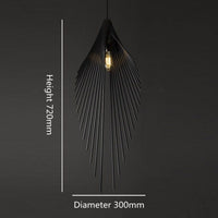 Suspension Ailes d'Oiseau Badir | Marco Lucetti Noir