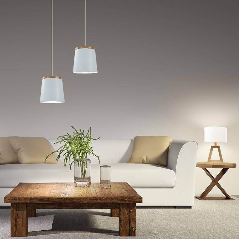 Suspension Aisilan - Design Bois et Métal Blanc | Marco Lucetti