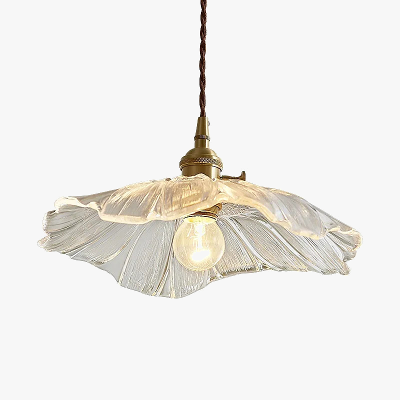 Suspension Américaine Fleur de Verre pour Décoration Intérieure