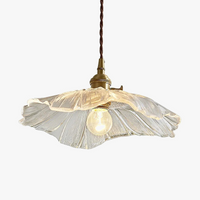 Suspension Américaine Fleur de Verre pour Décoration Intérieure