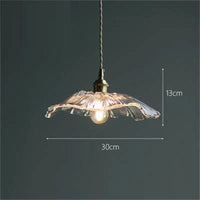 Suspension Américaine Fleur de Verre pour Décoration Intérieure | Marco Lucetti Lampe à suspension transparente