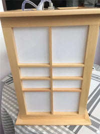 Suspension artistique en bois de style japonais | Marco Lucetti