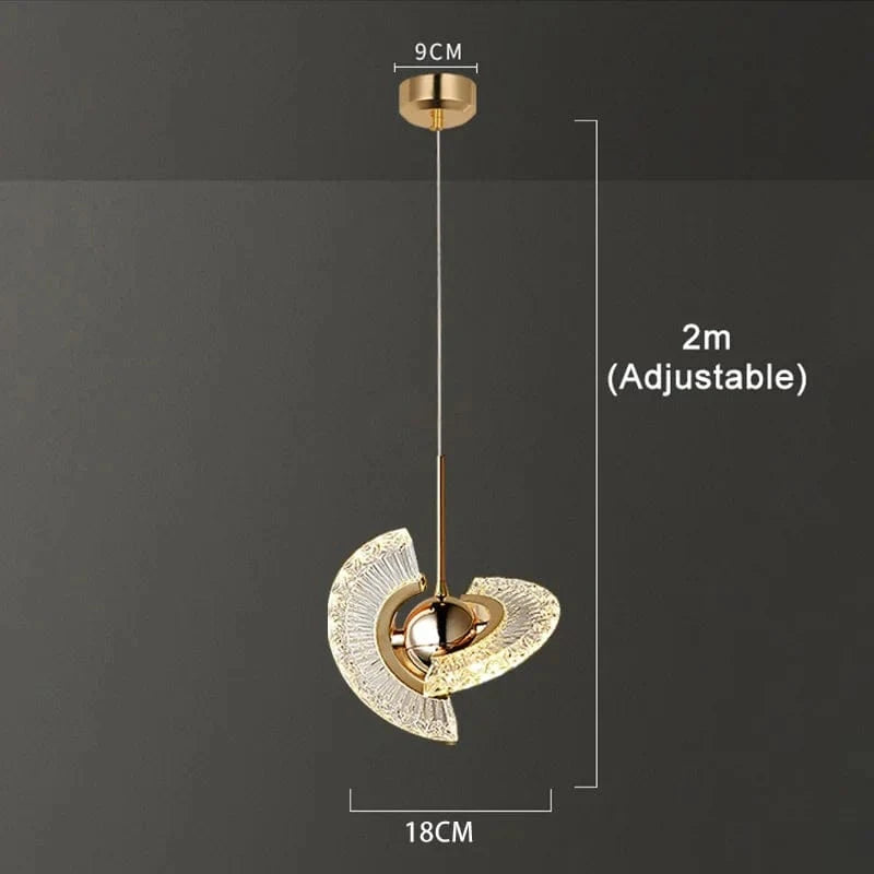 Suspension au design moderne - Lumière contemporaine | Marco Lucetti 1 tête / Lumière blanche