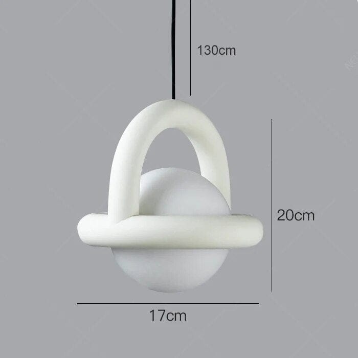Suspension Ballon Colorée | Marco Lucetti Blanc / Chaud
