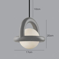 Suspension Ballon Colorée | Marco Lucetti Gris / Chaud