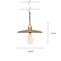 Suspension Balyn Vintage Wood & Iron | Marco Lucetti