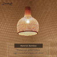 Suspension bambou moderne Work. | Marco Lucetti 35x55cm