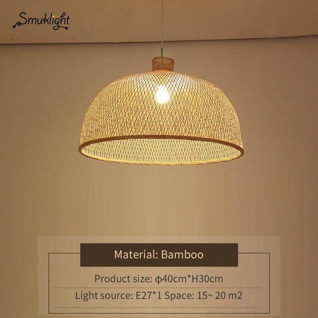 Suspension bambou moderne Work. | Marco Lucetti 40x30cm