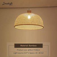 Suspension bambou moderne Work. | Marco Lucetti 40x30cm