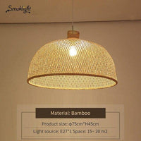 Suspension bambou moderne Work. | Marco Lucetti 75x45cm
