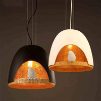 Suspension Bird's Nest en bois et résine | Marco Lucetti