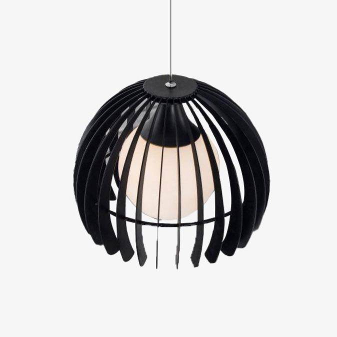 Suspension Birdcage LED - Design Élégant | Marco Lucetti Noir / 1 lampe