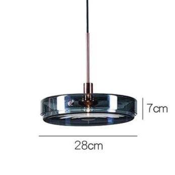 Suspension bleue en verre - Design et élégance pour votre salle à manger | Marco Lucetti A