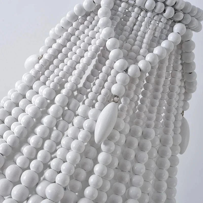 Suspension bohème en bois massif, artisanat authentique | Marco Lucetti